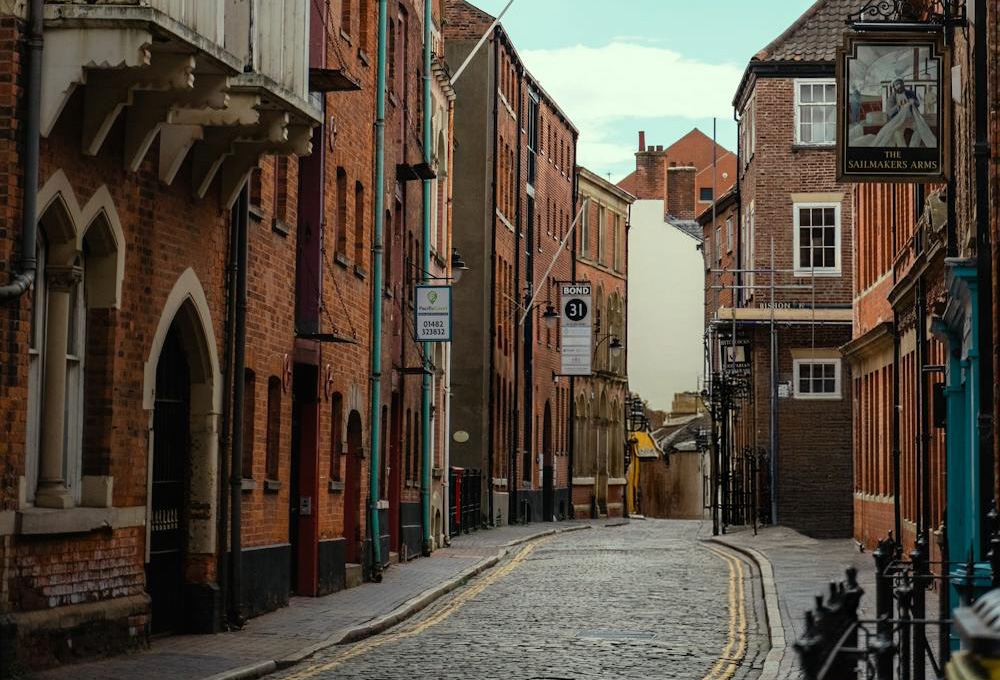 A photograph of high street in hull
